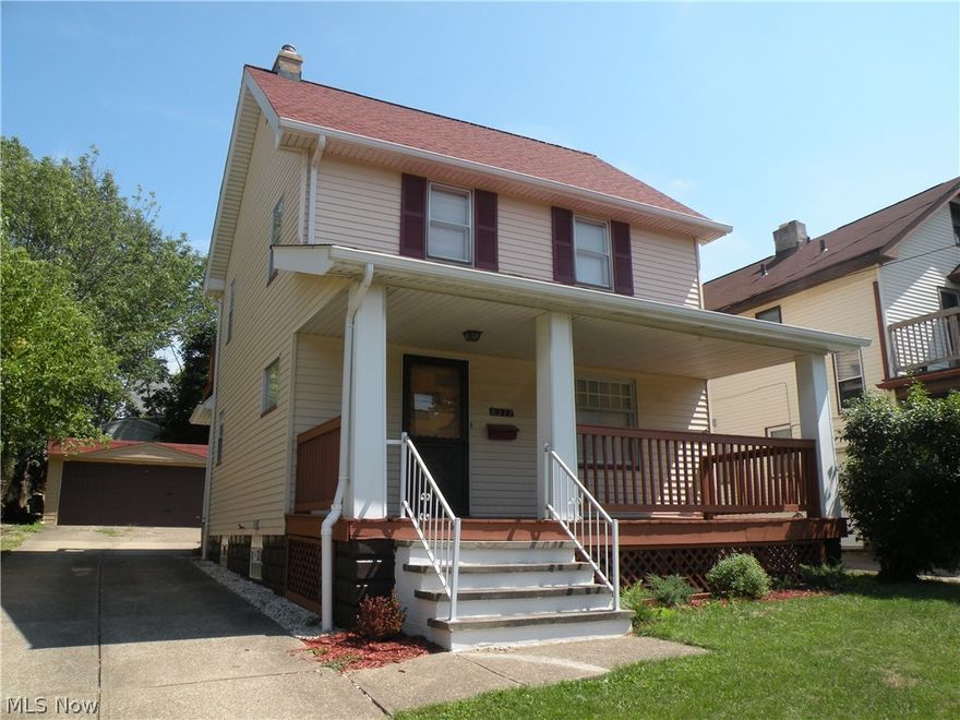 Beautifully remodeled and decorated colonial home on great street in old Brooklyn**Aluminum Siding**New Central Air Conditioning**Glass Block Windows in partly finished basement**New Carpet Throughout**Newer 3 year old Kenmore Furnace**Updated 100 amp electrical breaker box**Comfortable 21 foot long front porch**Second Floor Deck overlooks the private back yard**Large 2 Car Garage with electric and Steel Door**Concrete Drive**Plenty of cabinets in the kitchen that comes with a Kenmore Gas Stove and GE Refrigerator**An upright freezer also stays with the home along with a Heavy Duty Extra Large Estate Dryer and Whirlpool Washer***This home is a must see quickly or you will be too late.