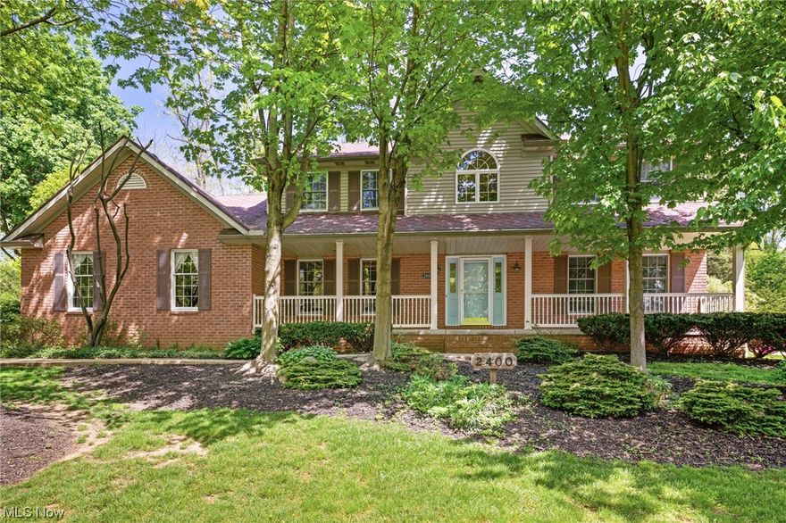 This brick and vinyl, 3 bedroom, two-story tucked away on one of the last, recently paved streets within Colonial Hills may just be the one you have been waiting for.  At just over 2,400 square feet of above-grade finished space, a partially finished basement, and a heated, two car garage, this home has plenty to offer. The first floor offers a traditional layout with a two-story foyer, living room, dining room, kitchen/dinette, a large family room with a gas fireplace, laundry, and a half bath.  Upstairs you’ll find the owner’s suite with new flooring in the bedroom and closet, two additional bedrooms, and a 2nd full bathroom. The partially finished basement offers a finished rec room and plenty of storage, as well. Outside you’ll find an inviting, front covered porch, and a large rear deck with a screened-in gazebo.   Recent updates include new interior paint (2023), appliances (2021), new flooring in the owner’s bedroom (2023), an updated owner’s bathroom shower (2020), kitchen floo