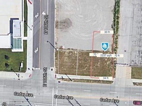Vacant Land For Sale - 10605 Cedar Avenue<br/> Cuyahoga County, Cleveland, OH 44106
