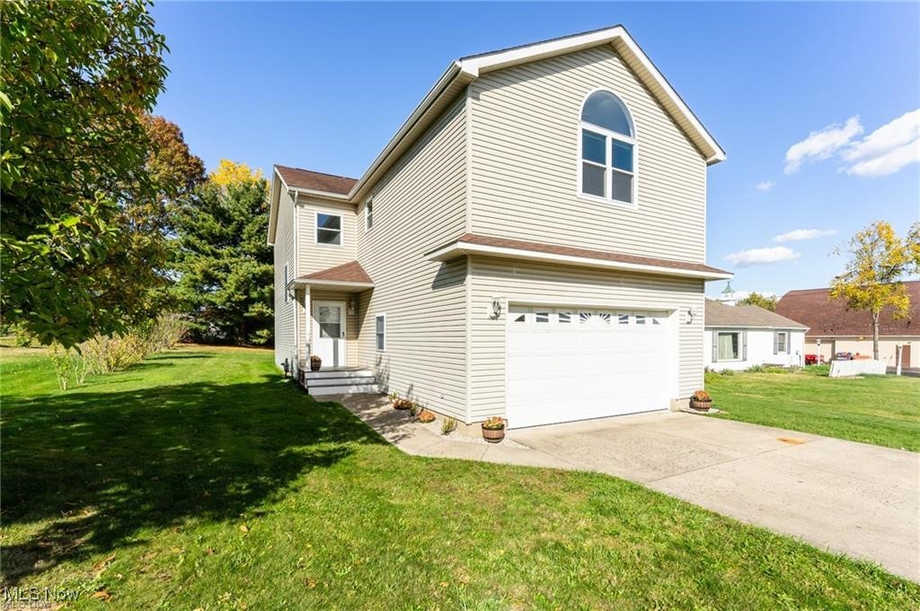 You're going to LOVE this house! So many updates it feels like a brand-new home. Built in 2001!! All new woodwork, railings, doors, entire home freshly painted, a must see! Very spacious bedrooms, plus a huge owners' suite with his & her closets, a luxury bathroom with Whirlpool tub & separate shower. Kitchen appliances are stainless steel, and they stay. Upstairs laundry room, washer & dryer stays. Cable & phone in every room. Gas fireplace in living room w/remote. This home includes an office, two car garage, concrete driveway, motion lights outside. Plenty of storage with a crawl space. Home has smoke & carbon monoxide detectors, new kitchen sink, invisible fence, newer windows that tilt inward. Hard wood floors in foyer. This home needs absolutely nothing except a wonderful owner! Super close to expressway and Turnpike entrances. Great shopping & Restaurants, great schools too!