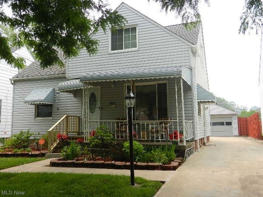 The updates and improvements are done so just move in and enjoy the comforts of this 3-4 bedroom cape cod/bungalow. Exterior amenities include a front porch, large deck, and patio for your enjoyment/entertainment, vinyl siding, newer driveway, and 1.5 car garage with door opener. Come inside to a calm and neutral decor with hardwood flooring on the main level, a well equipped eat-in kitchen with soft close oak cabinets, granite counters, tile backsplash, and stainless appliances. The second floor features large bedroom with double closets and half bath plus a tandem room for a home office or extra bedroom. Central air, ceiling fans, security system, and replacement vinyl windows. Nearby conveniences include dining, shopping, public transportation, parks, and recreation.