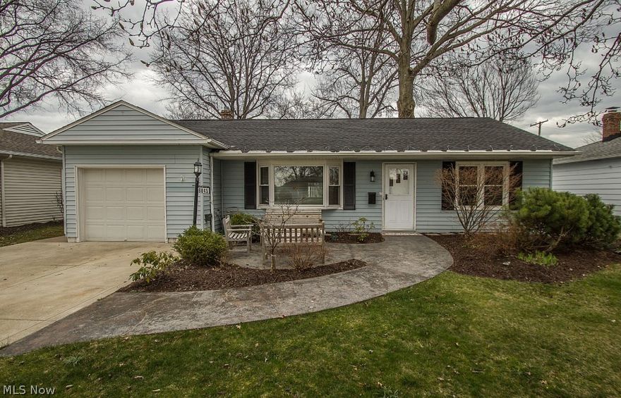 Amazing upgraded and remodeled Ranch. Extra wide driveway, walkway and huge backyard Stamped Patio new in 2010. Dimensional shingled Roof with heat coils and gutters 07-10. Most newer Windows in 09. Step in and enjoy toasty warm floors with radiant heat, your tootsies will thank you! Zoned heating. Hook up your TV to the livingroom speakers that stay. Great remodeled kitchen with all appliances and dinning room with Ceramic flooring and imported Farm Sink! Dinning overlooks a familyroom or playroom with lots of Windows and a Slider to the Fabulous Backyard. Both Bedrooms include window treatments and Remodeled bath is serene and cheery with a Jetted Bath! The laundry/utility room include Washer and Dryer and has been remodeled too with cabinets and folding area. Step out from the familyroom slider onto a huge Stamped Patio and relax while you listen to the bubbling fountain. The backyard is beautiful with mature shade and fruit trees and fully fenced with worry free vinyl fencing. Enjo