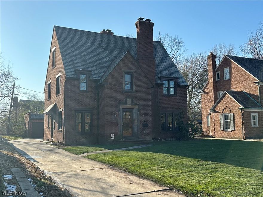 Come and take a look at this completely renovated colonial! This home has been renovated from top to bottom. This home features a gourmet kitchen, granite countertops and all new appliances. The living room offers windows for natural light, and a remote control fireplace for warm cozy nights. The completely redone second floor gives you a modern day floor plan. Features three spacious bedrooms, and 3 renovated bathrooms, 2 of the three are ensuite baths.  The master ensuite offers access to the back porch. The third floor features a teen/in-law suite with its own full renovated full bath and closet. The basement is finished making it perfect for any recreational room. This home has renovated from top to bottom with*NEWER*Plumbing*Roof*Electrical*Fixtures*95% High Efficiency Furnace*A/C*Duct Work (Radiator Heat and radiators was removed and all new HVAC has been installed)  this home is MOVE IN READY! Great location and an easy commute to any of the medical, downtown CLE, Universities, Dining, Shopping, New Van Aken District, Train and public transit! ***The home will be sold Violation Free***  Custom glass shower doors and mirrors are on order.  Custom shower doors and mirrors Will be installed by the Seller.