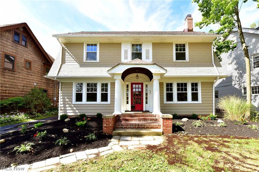 Welcome to this beautifully maintained and recently updated Shaker Heights center hall colonial. The first floor boasts a large and bright kitchen with ample storage, and all appliances are included.  Built in cabinets adorn the dining room, and the expansive living room features extra wide crown molding and a gas fireplace.  Hardwood flooring throughout adds to the warmth and beauty of these rooms. New carpet (2019) installed on second floor in all of the four great sized bedrooms, and features a recently updated bathroom.  Entire interior and exterior of the house has been tastefully repainted in neutral colors. (2019)Lower level features a clean and bright partially finished area for additional entertaining, or play room for the kids, and includes a large full bathroom. The basement has been completely waterproofed, and includes vented glass block and hopper windows, allowing for plenty of light and fresh air circulation.   New roof (2019), chimney (2019) and replacement of storm an