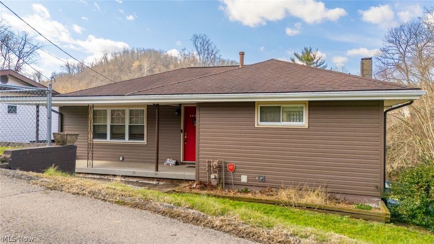 Charming 3-Bedroom Ranch on Over Half an Acre! Welcome to 60830 Shaver Hill Rd, a well-maintained ranch home that perfectly balances comfort and convenience. This 3-bedroom, 2-full-bath residence features an easy-to-navigate floor plan, perfect for first-time buyers or those looking to downsize. The main level offers a cozy living area and a functional kitchen, while the partially finished basement provides excellent additional space for a home office, gym, or recreation room with a second kitchen and screened in porch. Could make a nice mother-in-law suite. Situated on a generous 0.66-acre lot with a small creek running through it. You’ll have plenty of room for gardening, pets, or outdoor entertaining. The 2-car detached garage offers ample storage and workspace. Enjoy the peace of hill-road living with the convenience of being just minutes from the heart of Shadyside. Move right in and make it your own!