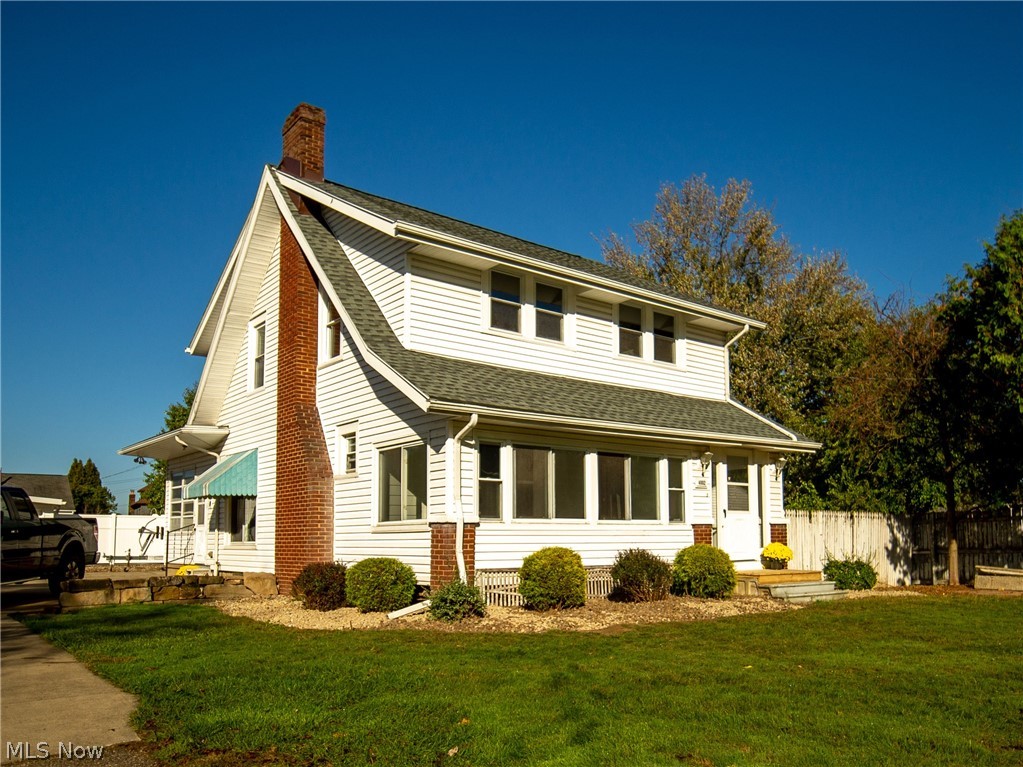 Don't miss this fabulous opportunity to get on the Portage Lakes at an affordable price! This nicely-maintained craftsman style colonial has been renovated throughout in 2019 with new flooring and paint, all while preserving the original wood trim and built-in cabinetry. Just off the kitchen full of quality oak cabinets there is a first floor laundry room. A sunny enclosed front porch with slider windows provides the perfect sitting room, while the living room features a cozy wood-burning fireplace. New roofs were put on the house and both garages in 2019. The full basement includes a newer hot water tank (2019), water softener, and additional laundry hook ups.
Beat the summer heat in the inground swimming pool with diving board and slide, and utilize the convenient pool/pump house that includes a restroom. A vinyl privacy fence ensures your safety and enjoyment. There are two garages on this property. The first is a 20x30 pole barn with a 10ft garage door (perfect for boat or RV storage), with doors on the front and back to allow for driving through. The second garage measures 20x20 and is insulated with 220 amp service and plenty of storage. Parking space is abundant in the paved driveway.
The highlight of this property is a private dock on the east shore of Turkeyfoot Lake about 400 m away. Members of the commons association enjoy their assigned docks, lake access and a beach/picnic area.