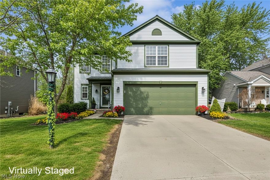 Welcome to 5265 Bringham Drive, an exceptional opportunity in the highly coveted Westbury Place community of Brunswick Hills—where lifestyle, location, and value converge. Enjoy the rare advantage of township living with no RITA taxes, while remaining minutes from convenient freeway access to both Cleveland and Akron. This meticulously maintained, second-owner home offers undeniable curb appeal with professionally manicured landscaping and a welcoming presence. Step inside to a light-filled, open-concept design enhanced by fresh neutral tones, expansive windows, and a warm gas fireplace that anchors the main living space. The seamless flow from the living room to the dining area and kitchen creates the ideal setting for both everyday living and entertaining. The kitchen is equipped with matching white appliances, while the first-floor laundry and half bath add ultimate convenience. Upstairs, you’ll find four spacious bedrooms and two full baths, including a serene owner’s suite featuring vaulted ceilings, a walk-in closet, and tranquil pond views. The full basement—clean, dry, and partially finished—offers limitless potential for additional living space. Step outside to your private backyard retreat with a deck overlooking a scenic pond and no rear neighbors. This is the one buyers wait for—schedule your private showing today.