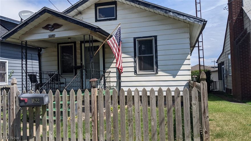 Welcome to 1622 Bedford Street * If you are looking for one floor living or a nice rental, this is it *  Spacious living room, generous size bedrooms and kitchen* Stove and refrigerator will remain* Walkout waterproofed basement (no warranty with ez breathe system which is not being used-done years ago) with gas heater * Large 26 x 10 covered back porch with access from Kitchen and outside stairway and a 10 x 7  front porch * Patio with access from basement walkout *  Bonus commode in basement * One car detached garage behind home with access from  Lenhart Court SW* Partially fenced lot * Make an appointment today; you will be glad you did.