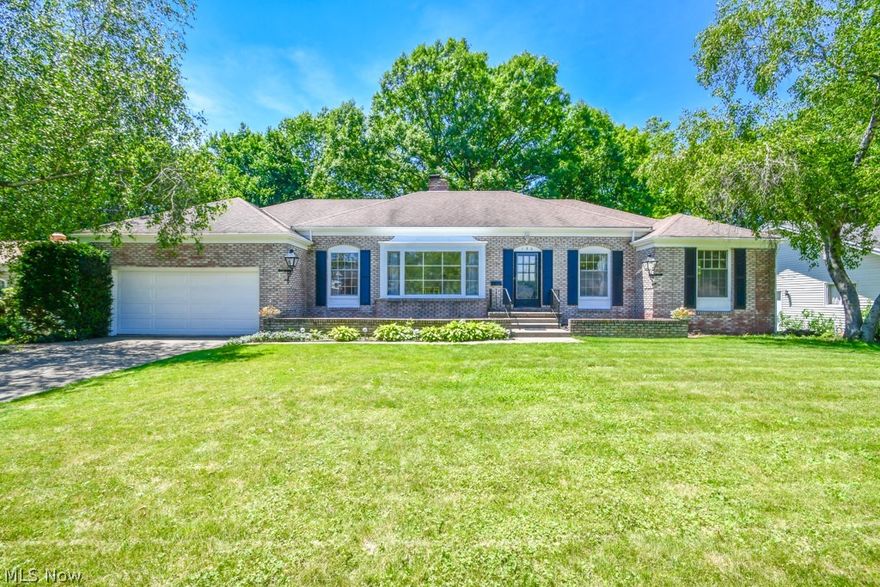 This all brick ranch is a charmer! Nice curb appeal welcomes you into this beautiful home with spacious rooms!. A double sided fireplace offers cozy choices for relaxing or watching TV. Kitchen and family room are wide open for entertaining. Three excellent sized bedrooms with a Master suite w/full bath and common full bath for kids and guests. Outside, enjoy evenings and weekends on your private patio. All appliances stay with the home including the washer and dryer.. Updates include New Furnace 2016, Hot Water Tank 2018, New carpet in 3 bedrooms and hallway 2019, Roof approximately 10-15yrs and exterior trim, door and shutters painted 2019.