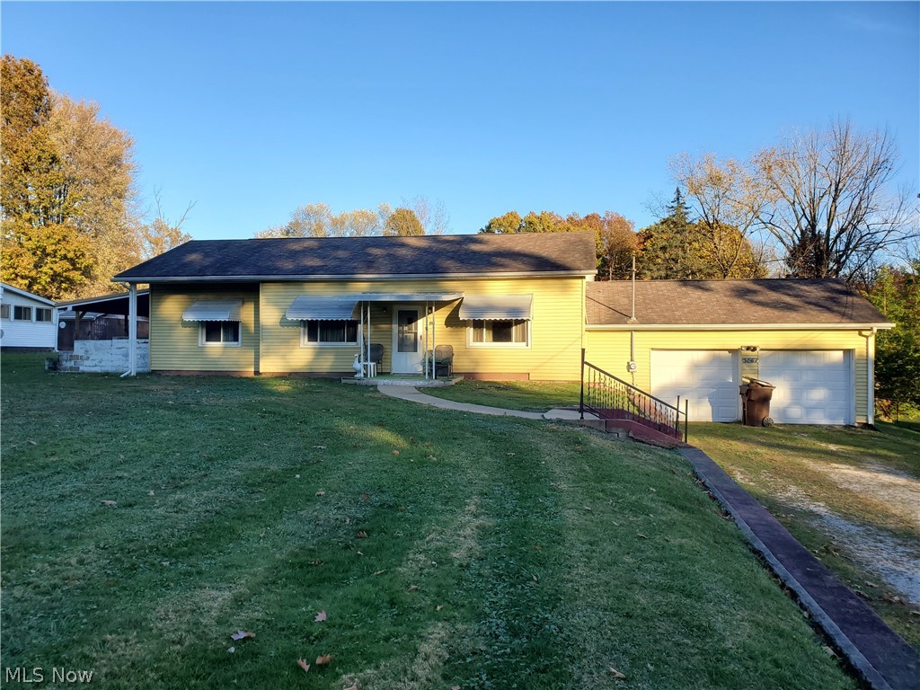 Spacious rooms and updated full bath with walk in shower on a fantastic .945 acre lot. Two car attached garage plus a 24 x 24 outbuilding is perfect for additional vehicle storage or workshop! Covered patio! New photos will be taken after upcoming tag sale. Home needs painted and flooring. Hot water tank - 2014. Home warranty provided by the sellers.