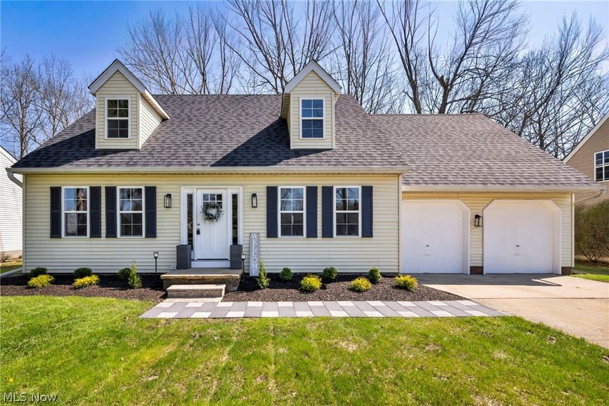 ~OPEN HOUSE, SUNDAY (4-12)- from 1:00-2:30~
Designer dream, beautifully renovated and completely move-in ready. Highly desirable, versatile layout featuring dual primary suites on both first and second levels, each offering private en suite baths and generous closet space.

Extensive updates include new flooring, fixtures, lighting, hardware, counters, tile, and more—exceptional improvements throughout. A true must-see to appreciate the level of finish and detail.

Filled with natural light, the home welcomes you into an expansive living area anchored by a modern linear fireplace feature wall.

Kitchen redesigned with quartz countertops, soft-close cabinetry, dovetail construction, counter seating, and stainless steel appliances included.

Spacious dining area provides direct access and views to the rear yard, leading to a new 16X12 deck and private outdoor setting—ideal for entertaining or everyday enjoyment.

Main level also includes a mudroom/laundry area off the garage.

Upper level offers THREE additional bedrooms, all well-sized with ample storage. Second-floor primary suite features a private full bath and charming bay window overlooking the tree filled backyard.

Flexible design supports a variety of lifestyles, including multigenerational living, guest quarters, or private workspace.

Lower level includes finished space with exposed ceilings plus additional storage, with potential for further expansion if desired.

Endless curb appeal paired with an oversized driveway offering ample parking for guests.
NEW ROOF*2025 a 30 year shingle*WINDOWS*All new flooring, fixtures, lighting, hardware, counters, tile, paint, and more—extensive enhancements throughout create a polished, move-in-ready experience that truly must be seen to be appreciated.