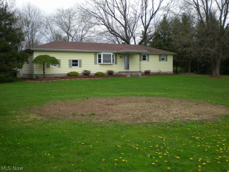 Little bit Country! Ranch with 3 Bedrooms and 1 Bath. Wood Burner for supplement heat. Enjoy this beautiful yard, full basement, dining room, newer windows & newer shingles. Sits on almost an acre. 16x20 deck, fenced in yard. This home shows pride of ownership.