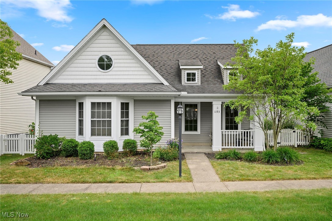 Nestled just steps from Medina’s historic Public Square, this stunning single-family home seamlessly blends timeless charm with thoughtful modern updates. The open-concept main floor features vaulted ceilings and a custom fireplace, creating an inviting, light-filled gathering space that flows effortlessly into the updated kitchen. Enjoy stainless steel appliances, a breakfast-bar island, and sleek fixtures combining function with elegant style. Both full bathrooms have been beautifully refreshed with hardware, lighting, and faucets, delivering a spa-like appeal. The residence is designed for easy one-floor living with two main-level bedrooms, two main level full baths, and a spacious laundry room. A versatile loft upstairs offers flexible options for a THIRD bedroom, home office, or exercise area. Outside, a charming patio shaded by a graceful pergola provides a perfect spot for private relaxation or al fresco gatherings. Mechanical upgrades bring long-term comfort and efficiency—including a new hot water tank installed in 2023, along with a furnace and A/C from the same year—ensuring worry-free living for years to come. Schedule your personal tour today and make this one-of-a-kind Medina gem your own!
