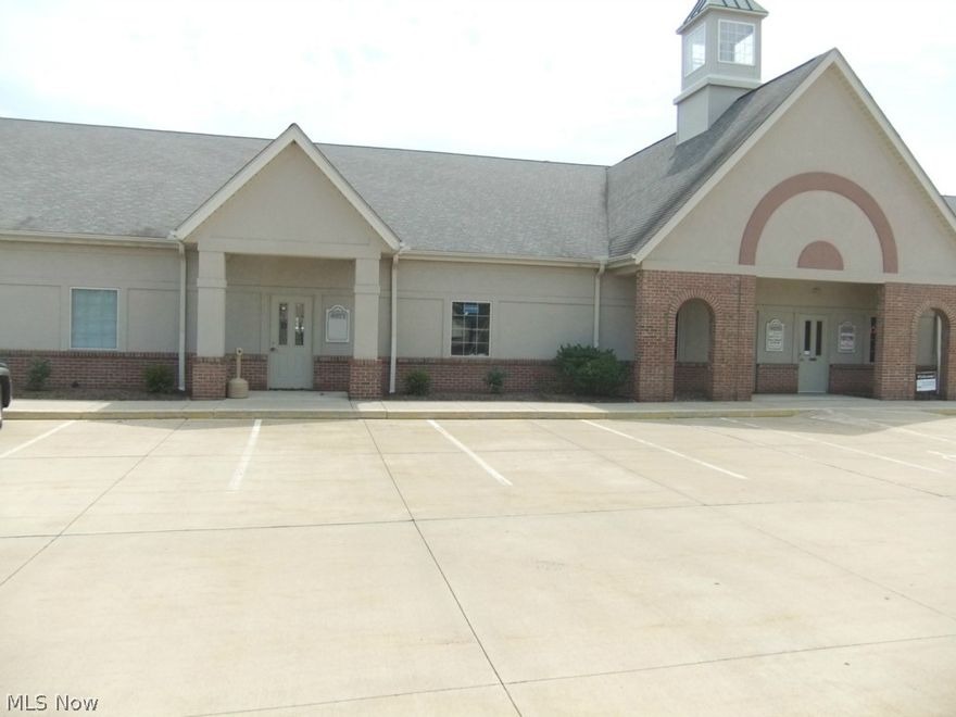 Hard to find first floor smaller square footage commercial unit!  Could be retail, professional, medical or corporate offices.  Be an owner versus renter!  Possible short term owner financing!  Vanilla open space that can be built out and customized as you require!  Easy access to I-71 and Medina Hospital.