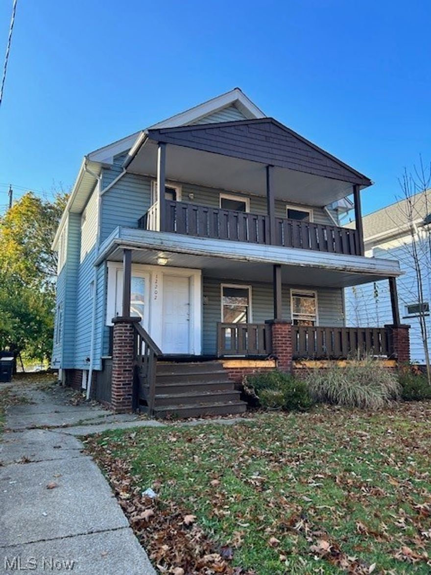 Great opportunity to pick up a solid double in the Larchmere-Shaker Square neighborhood.  Highly sought after location for tenants and owner-occupants.  Needs some cosmetics prior to move in but in good condition otherwise.  Large walk up attic with potential to add to the upstairs unit or build out a separate third floor unit.  Enjoy the Larchmere district within walking distance.  Awesome neighborhood with new construction throughout.  Walking distance to the Rapid. 
Good proximity to University Circle, Little Italy, and main hospital campuses.