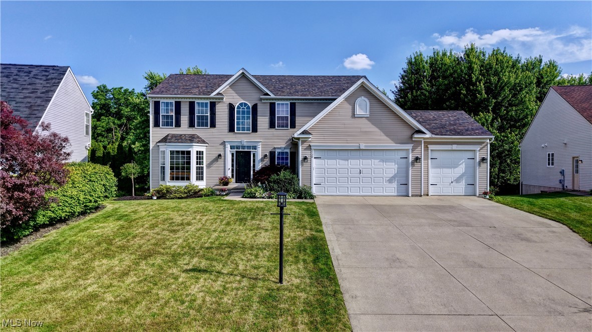 Welcome to this meticulously maintained, one-owner colonial style home in the desirable Stoneywyck subdivision. Located at 2720 Pinegate Dr. in the heart of Norton. This home features four bedrooms, two full baths on the upper level and a half bath on the main floor. Step inside to discover a spacious and inviting layout. The heart of the home is the open-concept kitchen, seamlessly flowing into the cozy living room. The eat in kitchen also connects to a formal dining room, ideal for hosting, and opens to a generous back deck that overlooks the expansive backyard perfect for outdoor entertaining. The first floor is completed by a convenient half bath and a first floor laundry that walks out to the oversized three car garage. Upstairs, you’ll find all four bedrooms, including a serene primary suite with its own private master bath and a walk in closet. A second full bath serves the additional bedrooms, ensuring comfort and convenience for family or guests. The full, unfinished basement offers endless possibilities, already plumbed and equipped with gas lines for a potential bonus kitchen. With walkout access to the backyard, this space is ready for your vision. A standout feature of this home is its unique foundation. Built on the original grounds of the Stoneywyck development, this home has experienced minimal settling, ensuring long-term structural integrity. Don’t miss the opportunity to own this lovingly cared for home. Call to schedule a private showing today !