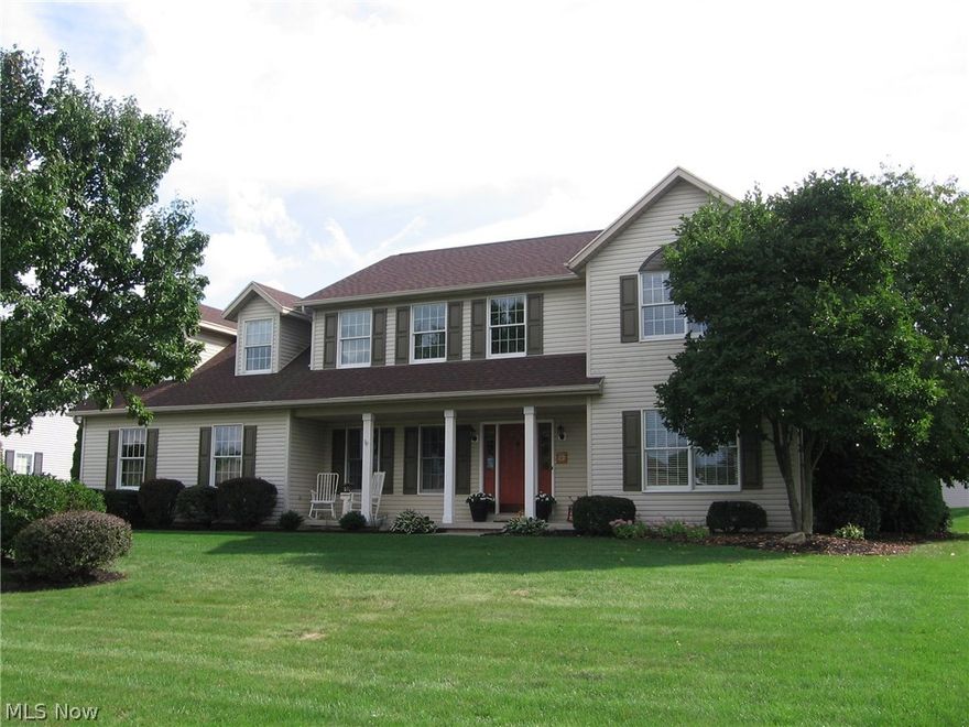 Gorgeous 4 bedroom 3 1/2 bath home in Jackson Township.  Several updates to this home include an amazing updated kitchen with granite counter tops, new back splash, beautiful laminate wood floors, and stainless steel appliances.  The laminate wood floors flow into the formal dining room and a spectacular two story foyer.  Additional features include a finished lower level with a full bath, an office/5th bedroom, and a huge recreation room.  The master bedroom is a relaxing retreat with an updated master bath with ceramic tile and a gorgeous vanity.  Several more features include a two car side load garage with additional storage, a front porch, back deck, large lot, and more. A Home Warranty Too!! Call today to view.