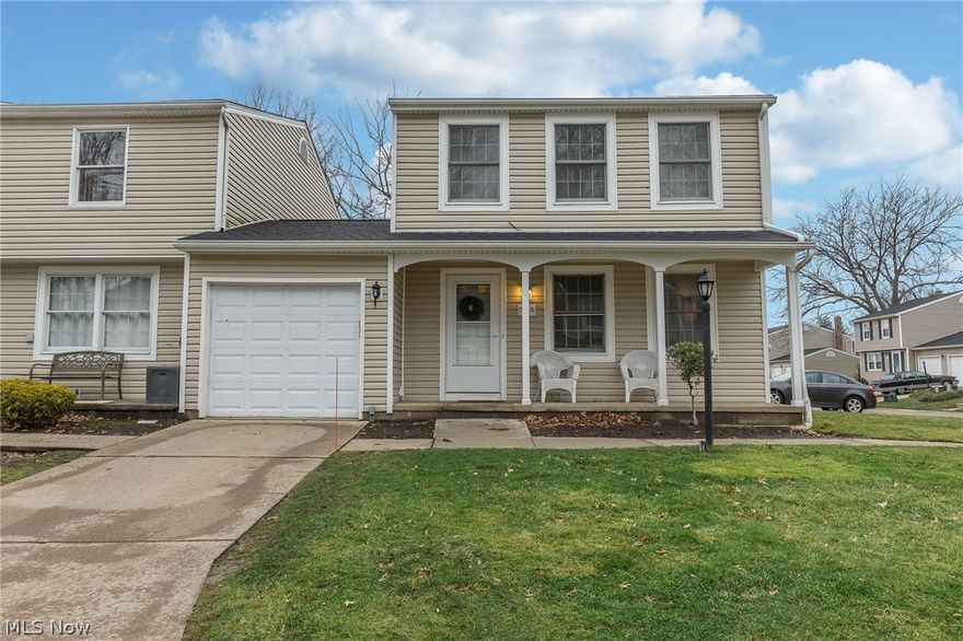 Welcome to this spacious condo with 3 beds, 2 full baths, and 2 half baths. This condo includes a spacious den with a charming fireplace. A fully fenced in backyard and patio offers privacy to enjoy your outdoor space. Carpet and kitchen back splash were done in 2016, and the furnace and hot water tank were done in 2012. This is a must see Mentor condo!