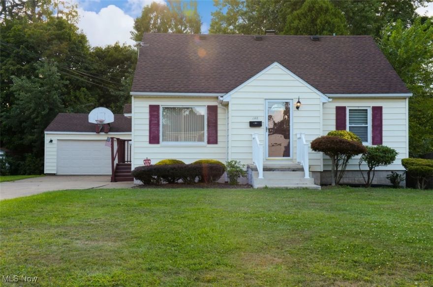 Big things come in small packages. Don't let the outside of this home fool you !
First floor has a large master bedroom, living room, dining room, kitchen, and a kitchen nook that overlooks the patio. 
It has a door offering privacy that  leads upstairs to a sitting room, two large bedrooms with tons of storage and a bathroom. 
There is also a large basement with a washer and dryer and also a perfect room to be made into a rec room!
Smaller enchanting wooded park like backyard with plenty of privacy and two car garage.
This home was well cared for and is ready to move into!