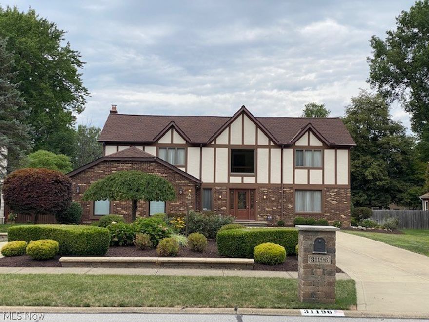 Welcome to this fantastic home in beautiful Westlake!  You will fall in love with this home when you enter and see a gorgeous 2-story foyer with a circular staircase.  The dramatic foyer welcomes guests into the home with a dedicated office, elegant living room, formal dining room, bright kitchen, family room, Florida room, and more.  The recently renovated kitchen includes stainless steel appliances, beautiful cabinets with soft-close drawers, an abundance of countertops, and a breakfast bar island.  The kitchen opens into a large family room with hardwood floors and a fireplace.  Enjoy hosting family and friends in the bright, airy Florida room with vaulted ceilings, skylights, and two sliding doors leading to a beautiful patio.  A convenient laundry room and a cozy nook complete the first floor. Moving to the second floor, the enormous owner’s suite has a huge walk-in closet, high tray ceiling, luxurious owner’s bath with jacuzzi, separate shower and toilet, double vanity, and a lar