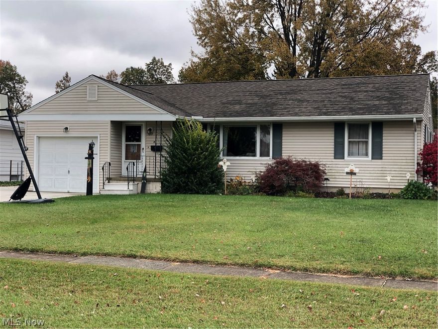 Updated ranch. Updates include insulation, new roof, new driveway and newly installed fence to name a few. Pride in ownership shows.  Hardwood floors under most carpets area. Full basement with wet bar.