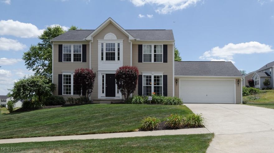 Lovely 4 bedroom, 2.5 bath home in Montabella Estates! You will love the openness of the kitchen and family room which creates a great entertainment space for family and friends! The kitchen offers stainless steel appliances, tons of cabinet and counter space, a center serving island, and hardwood floors that flow into the dinette space with sliding doors to the back deck. Off the welcoming foyer is a lovely formal dining room with floor to ceiling windows and as well as an office space that opens to the family room. The master suite offers a spacious 10x5 walk-in closet plus a master bath with corner soaker tub, walk-in shower, and double sinks. The additional bedrooms are nicely sized with abundant closet space. The back deck is a great hangout space with a large backyard perfect for the kids to play this summer! A great find in a great neighborhood in Plain Local Schools!