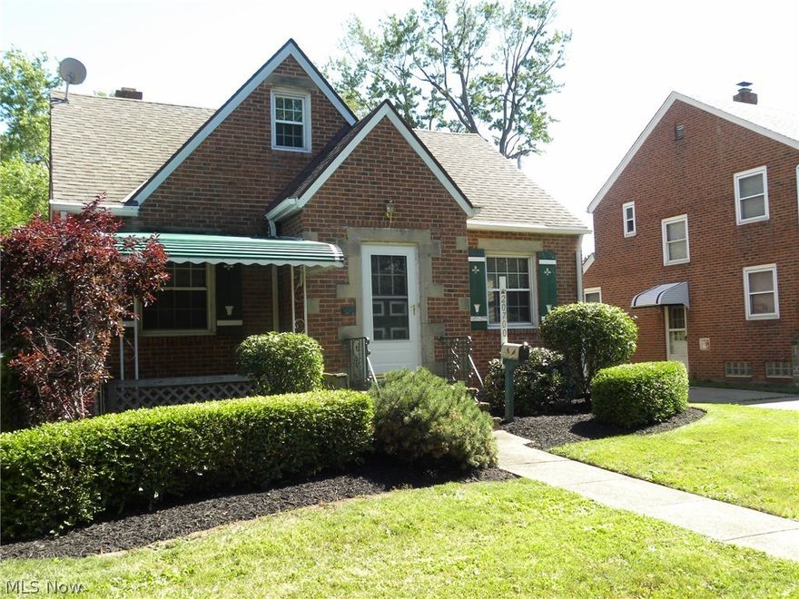 Fantastic Rental opportunity in this all brick bungalow. Covered front patio, 2 bedrooms on first floor, large bedroom on second florr  with loads of storage space or potential 2 bedroom areas.  All freshly painted, large eat in kitchen with access to enclosed back sunroom, private manageable backyard, detached two car garage. Lower level offers finished recreation room, this home has been meticulously cared for and will not last!  Appliances include refrigerator, stove/range and microwave.