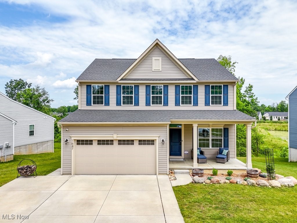 Like-new and without the wait! This stunning turn-key 4 bed, 2.5 bath craftsman-style home offers a peaceful retreat that feels like a vacation every day. The spacious chef’s kitchen is a true highlight, featuring gorgeous granite countertops, an oversized island, and ample cabinet space for storage. Equipped with high-end SS appliances, this pristine kitchen is both stylish and practical and seamlessly flows into the cozy main living area as well as the welcoming dining area - providing access to the rear covered deck, ideal for entertaining or relaxing while taking in serene views of the wetland and backyard. A powder room off of the kitchen and access to the attached 2-car garage complete the main level. Upstairs, the spa-like primary suite boasts a luxurious Roman shower with dual showerheads and an expansive walk-in closet. Three additional bedrooms and the laundry room round out level two. The fully-insulated walk-out basement opens up to the lower-level concrete patio - a private oasis with your own hot tub, offering the perfect place to unwind. This home is more than just a place to live—it’s a lifestyle. Schedule a private showing today to experience the charm and tranquility of 1647 Duncan Way.