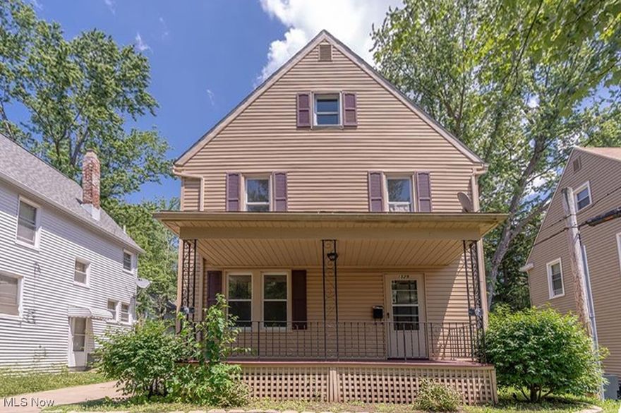 Welcome to this colonial home with an inviting covered porch in Firestone Park! This home offers 4 spacious bedrooms and 1 full bathroom. Inside, you’ll find a bright living room, an eat-in kitchen with plenty of cabinet space, and generously sized bedrooms. The 4th bedroom is located on the 3rd floor and has generous closet space in the double closets. The home is located within walking distance of the Firestone Park Community Center, Firestone Park Branch Library, and Garfield High School.