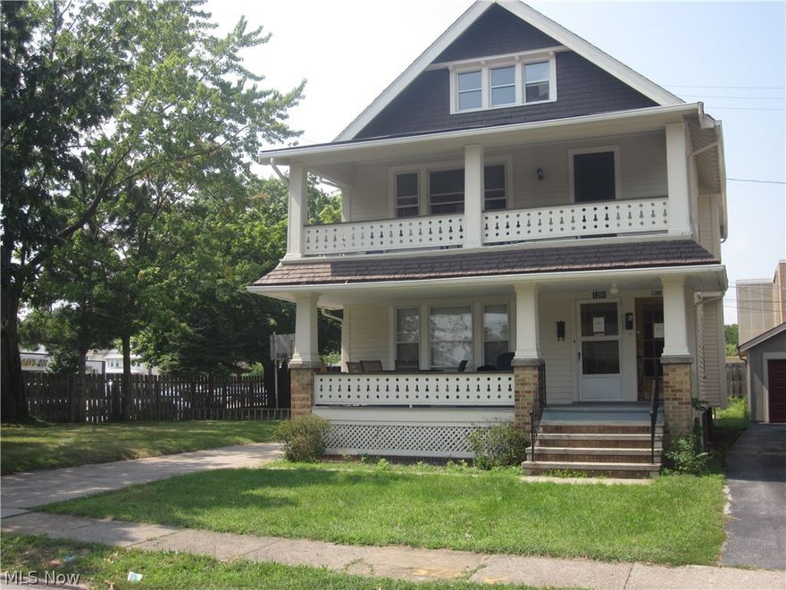 Very Clean and Well Kept 2-family with many updates and finished 3rd Floor! Nice Kitchens and Baths in both units with Wood Flooring thru-out! All Appliances stay! 
2nd Floor has additional living space w/finished 3rd Floor  and dual stairs from Front and Back for the 3rd Floor. All of Inside Painted in August 2015. Separate Concrete pads for plenty of parking. House Shows Very Well! Call for Showing!