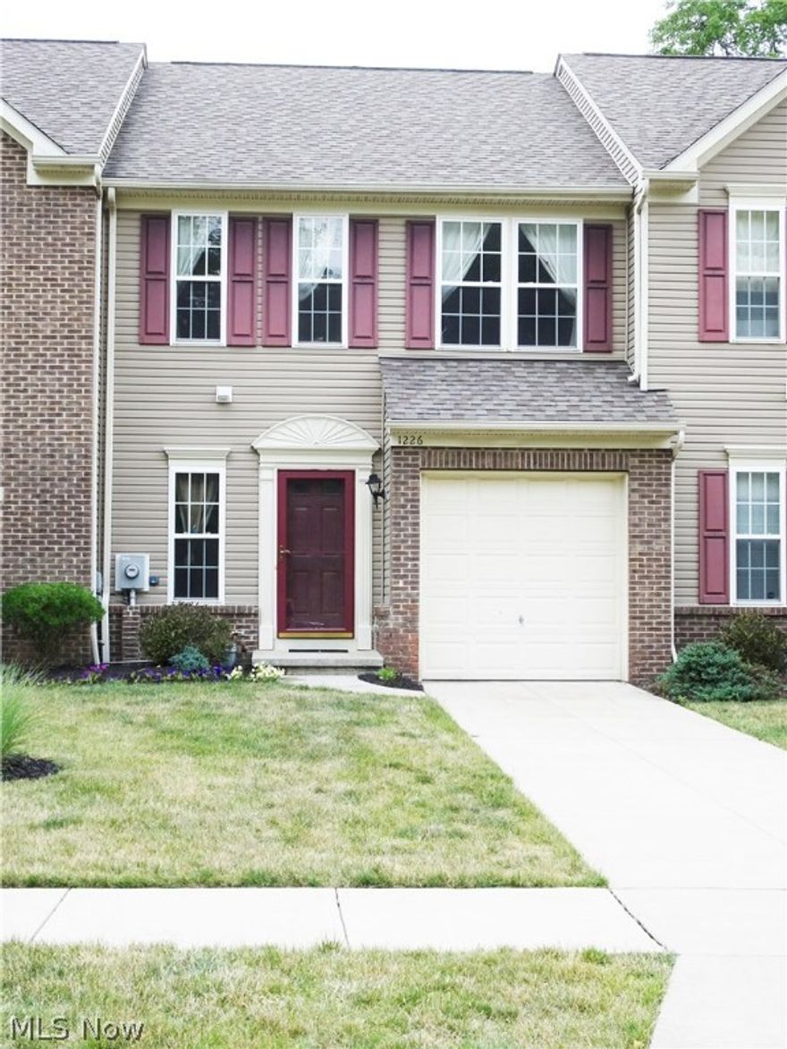 Like new townhouse with over 1500 square feet of living space!  Open floor plan with large kitchen, plenty of cabinets and refrigerator, dishwasher and stove STAY with the property! Finished recreational area with walk out and sliding glass door that leads to backyard.  Area in basement could also be used as a third bedroom complete with a walk in closet and full bathroom.  Two very spacious bedrooms with enough room for a sitting area --each with their own full bathroom and walk in closet.  No grass to cut, snow to plow--maintenance free!  Schedule your private showing TODAY!