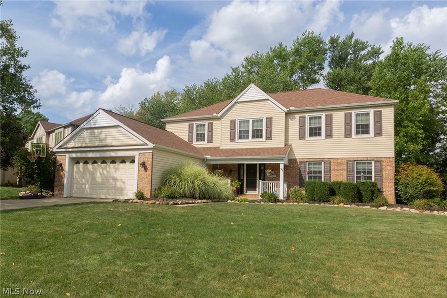 Pride of ownership is immediately apparent when you see this 4 bedroom 2 ½ bath colonial. All you need to do is unpack in this welcoming home that enters into a foyer and spacious family room.  Modern looking kitchen features new appliances and eat in area.  The living room has new laminate flooring and breathtaking beamed ceiling.  All of this with new windows on the rear of the house. Upstairs is four spacious bedrooms with the primary featuring vaulted ceilings, private bathroom, a walk in closet, and tub with jets. Huge finished rec room downstairs is perfect for all your entertaining needs with a beautiful bar with sink. Enjoy a beverage in the sun on the peaceful deck outside, this house has it all!  Home warranty included, don’t miss your opportunity and schedule a showing today before it’s gone!