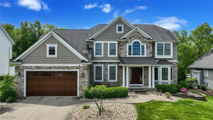 Your search is over! This gorgeous Montville Farms home has so much to offer! The spacious floor plan provides all the room you need to grow. You won't find upgrades, details and square footage like this in any other home at this price. The main floor offers a den, formal dining room, a big kitchen with angled island and an adjacent morning room with vaulted ceiling; a great room with gas fireplace, an additional office, laundry room and half bath. Upstairs you'll find a luxurious primary suite with a sitting room and huge walk in closet and a beautiful primary bath. Three additional bedrooms and a second full bath completes the upper level. The finished lower level offers daylight windows, a big recreation area, a separate, media/ exercise room, a kitchenette and a full bath. The oversized 2.5 car garage can accommodate your vehicles and your lawn equipment and tools. The beautifully landscaped lot has an irrigation system and a large circular paver stone patio overlooking a private backyard. Located just minutes from Medina square and I71. This home presents an AMAZING VALUE! You won't find a comparable home at this price. Don't miss!!