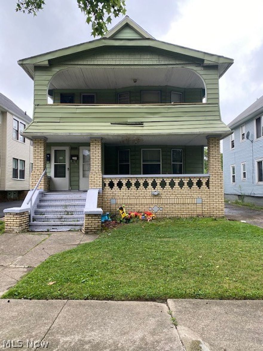 Duplex available for purchase. Two units each with 2 bedrooms and 1 bathroom. Both with porches. Buyer is responsible for doing all due diligence and research on this property to verify all information provided.