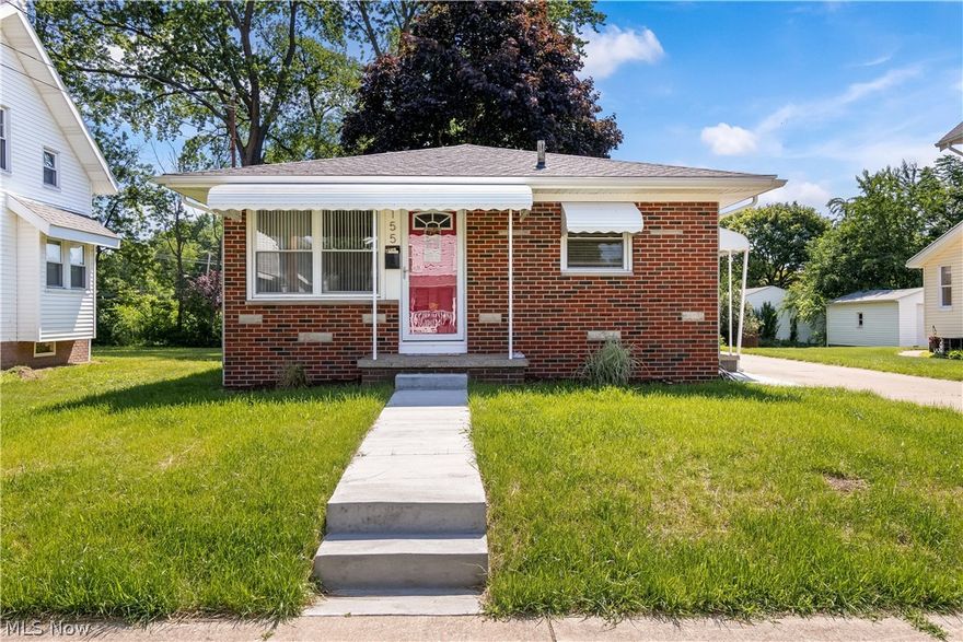 Updated cozy ranch with full finished basement.  TNew downspout drains on both sides of the house in April 2021.  New electrical Panel in 2020. Covered side porch.  1 car detached garage.  Roof in 2009, windows 2014, siding 2014, blown in insulation 2018.  New storm door and side door in 2018.  New Electrical panel May 2021. New panel for garage as well.  Finished basement has full bath, 2nd kitchen, living room and a possible 4th bedroom or office.