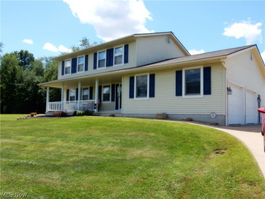 One Owner...IMMACULATELY cared for home in ready to move into condition. This beautiful home sits on 3.5  well maintained acres. Waking up has never been so good. Spend each morning in your sun room enjoying the wildlife and serene landscape out your back window. After a grueling day at work, take a soothing dip in your beautiful in-ground pool surrounded by a well landscaped patio area, also a great place to entertain family and friends.  The kitchen offers ample cupboard space, solid surface counter tops and updated backsplash. All three bathrooms have been tastefully updated. The walls throughout the house have been prepped and painted. All you need to do is hang your favorite pictures and decor.  You will not be disappointed with the closet space in the spacious bedrooms. There have been many updates to this home: Water Softener, Hot Water Tank, Glass Block Windows, New Pool Liner-2014. Vinyl Siding and Roof replaced in 2004. The 24x24 detached garage was built in 2005. Here you will find a generator which conveys withe the house. All appliances and all window coverings convey. Don't hesitate, this beauty won't last long. Call today to schedule your private showing.