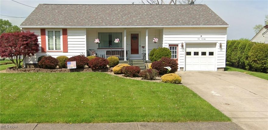 Charming 3 Bedroom,  2 Full Bath Ranch with Attached Garage.   First floor Family Room with Gas Fireplace. Spacious Kitchen with Dining Area.   All Appliances stay.  Basement has Rec Room with Wet Bar and Full Bath.  Newer Roof 2020, Anderson 
Replacement Windows, Electric Updated 2023.  Shed and Rear Patio.