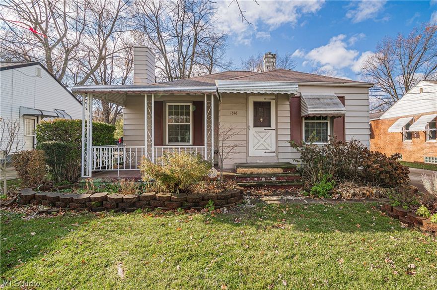 Great location - this 2-3 bedroom ranch home is located minutes to shopping, downtown, medical facilities and schools. There are beautiful hardwood floors in the living room, and bedrooms. All appliances stay with the home. The roof was replaced in 2002 and the basement was waterproofed in 2004. There is a full basement with glass block windows, and  a recreation room that has loads of storage. So much to offer. There are newer vinyl windows and the furnace and air conditioner were cleaned and serviced 11-2021. There is a nice size backyard with a 2 car detached garage. The Point of Sale has passed. The home is being sold "AS IS". Executor will make NO repairs.