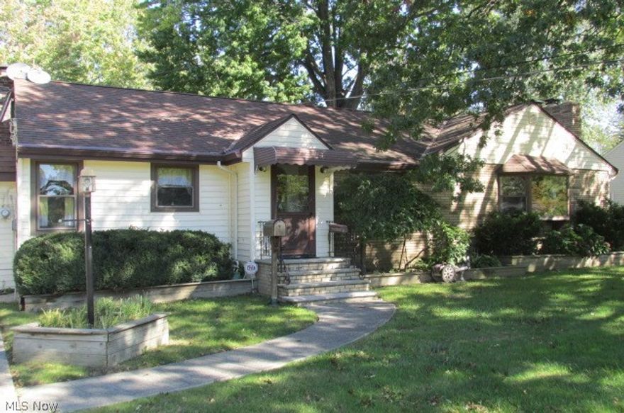 Large ranch style home with over sized attached garage.  Additional parcel included in the sale.  In the nearly half acre yard there is a 20 x 20 screened pavilion which is perfect for those family get-togethers!  The dishwasher will remain but it does not work.  Stove and refrigerator stay as well. Pool table in basement stays.  House is in point of sale compliance.  Price reflects work needed.  House is being sold as is.