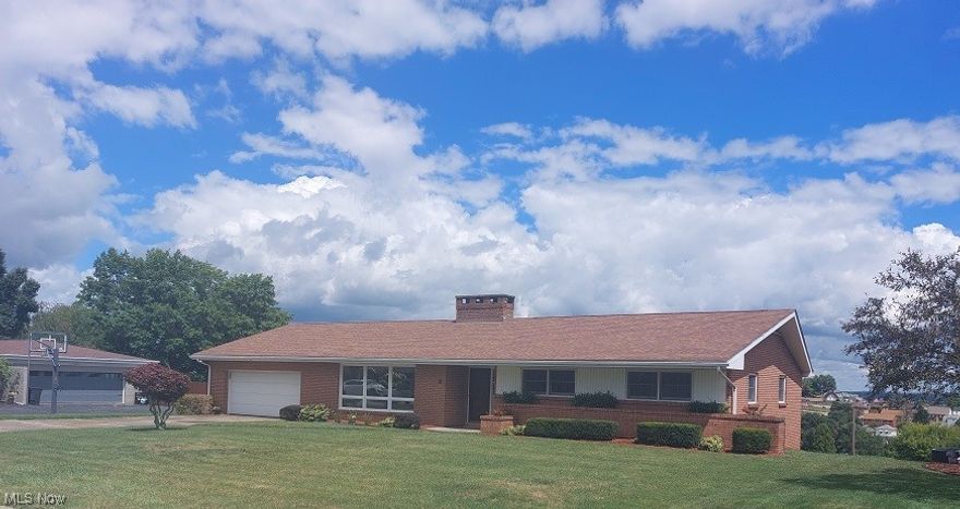4 BEDROOM SPACIOUS BRICK RANCH WITH 3 FULL BATHS. THERE ARE 3 BEDROOMS ON THE MAIN FLOOR WITH 2 FULL BATHS. THE BASEMENT HAS ONE BEDROOM AND A FULL BATH OFF OF THE REC ROOM WITH A FIREPLACE. THE HOME FEATURES A LARGE REAR YARD WITH A PORCH, DECK, AND PATIO ALL TO ENJOY SUMMER ACTIVITIES. THE MAIN FLOOR FIREPLACE IS 2-SIDED AND CAN BE VIEWED FROM THE FAMILY OFF KITCHEN AND FORMAL LIVING ROOM. LARGE EAT-IN KITCHEN AND FORMAL DINING ROOM OFF OF LIVING ROOM. THE HALLWAY OFF OF THE BEDROOMS HAS A LAUNDRY SHUTE AND A 5 X 6.3 WALK-IN CLOSET WHICH IS GREAT FOR OFF-SEASON CLOTHES. THE ROOM IN THE BASEMENT HAS SLIDING GLASS DOORS LEADING TO A LARGE CEMENT PATIO. THE BASEMENT AREA ALSO HAS A UNFINISHED AREA  26 X15 TO MAKE A GREAT INDOOR GYM OR KIDS PLAY AREA. THE HOME IS LOCATED ON THE THE EAST END OF STEUBENVILLE IN THE PRESTIGIOUS NEIGHBORHOOD OF DIXON HEIGHTS. CLOSE TO EVERYTHING SCHOOL, SHOPPING, CHURCHES AND HOSPITAL 2 BLOCKS AWAY. CALL TODAY TO GET A SHOWING. THIS IS A MUST-SEE INSIDE THE
