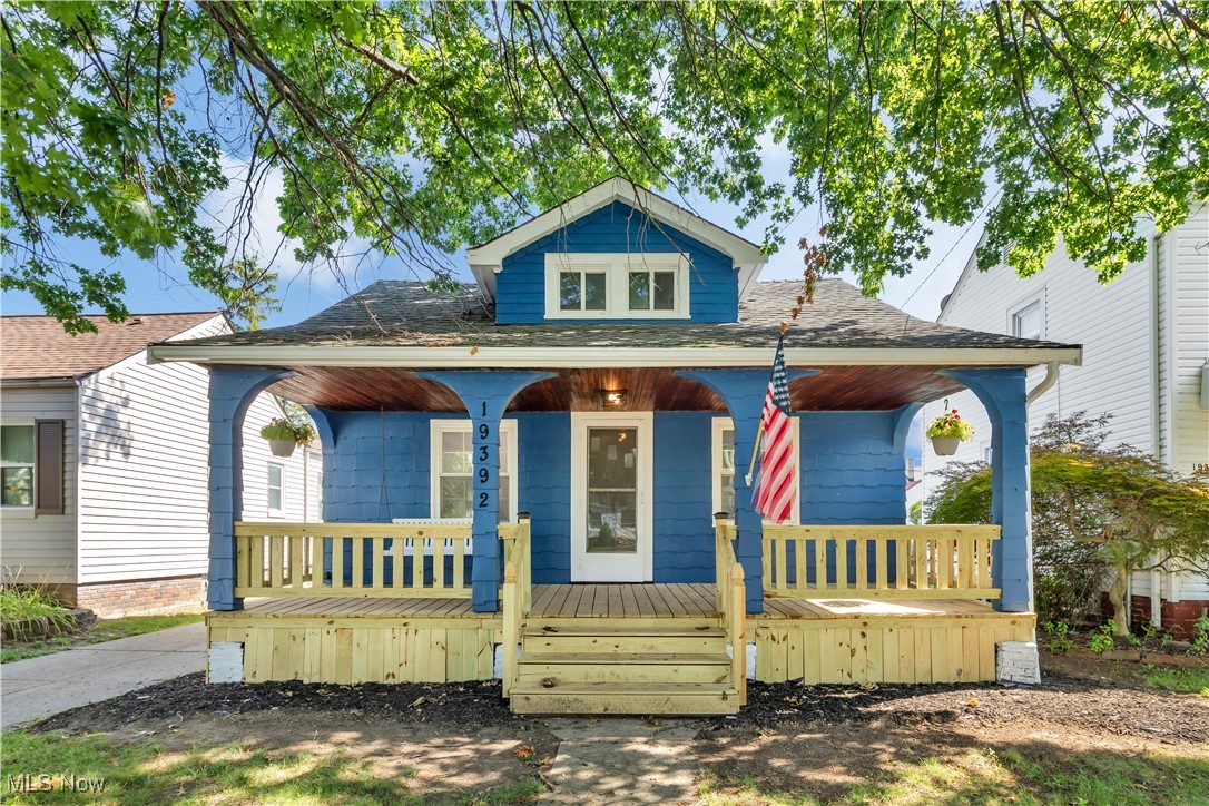 Experience the charm of this deceptively spacious capecod-style home in the heart of Euclid. Step onto the inviting front porch and into a thoughtfully designed layout featuring 3 bedrooms and 2.5 bathrooms. The first floor offers exceptional flexibility with both a living room, a dining area with a built-in cabinet, and a kitchen outfitted with newer stainless steel appliances and quartz cou tertops. You'll also find a versatile pantry area, a first-floor primary bedroom, and a full bathroom. Upstairs, discover two generously sized bedrooms, a second bathroom that feels like a cozy loft space. The partially finished basement includes a washer and dryer room, along with a furnace, hot water tank, and central A/C room separate from the basement space along with a full bath. Additional highlights include energy-efficient vinyl replacement windows and a low-maintenance fenced in backyard.