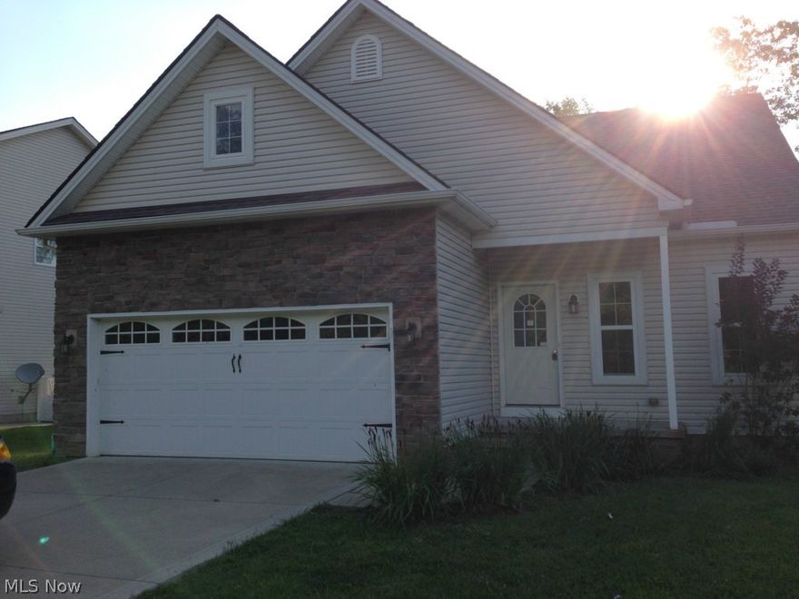 Cape Cod design with over 2400 sq. ft. of living space, living room with fireplace, open kitchen with slider to rear patio area. There is a full, unfinished basement, attached 2 car garage and a first floor bedroom with bath and additional three bedrooms up with another bath. This is a Fannie Mae Homepath property.