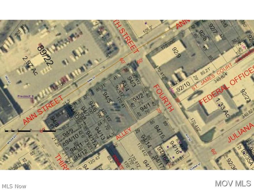 Excellent parking lot.  Elem: Jefferson Elementary School  Elem/Bus: N  JrHigh: Van Devender Jr. High School  JrHigh/Bus: N  High: Parkersburg High  High/Bus: N  Fire: CIT  Police: CTY