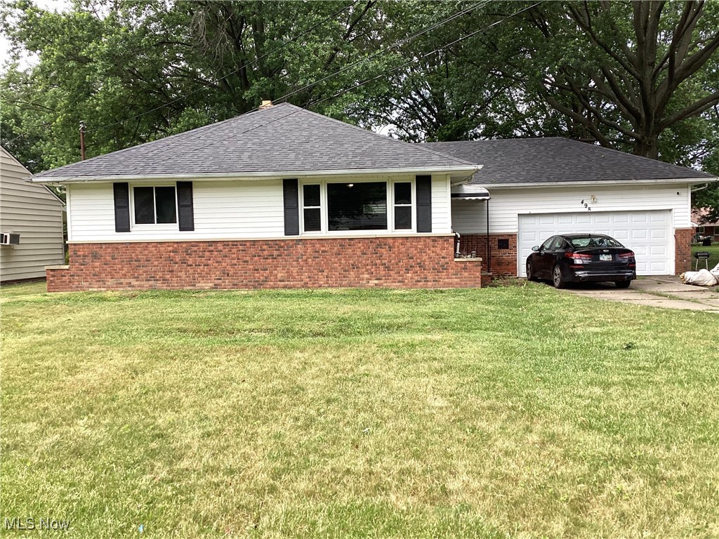 Welcome to a Wonderful Richmond Heights! This Ranch Style home features 3 bedrooms, 1 1/2 bathrooms, a nice Eat in Kitchen, comfy and cozy Living and Dining Room. The basement is partially finished with an entertainment area featuring a bar and storage room. Exterior features a spacious attached 2 car garage and enclosed Patio porch. Spacious 1/3 acre parcel featuring a Big Beautiful Backyard, great for Entertaining and Family enjoyment. With some touching up this home can be a gem.