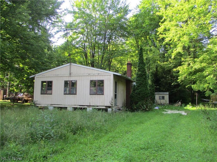 Great Location, but poor condition.  Needs work.  Well and Septic on property.