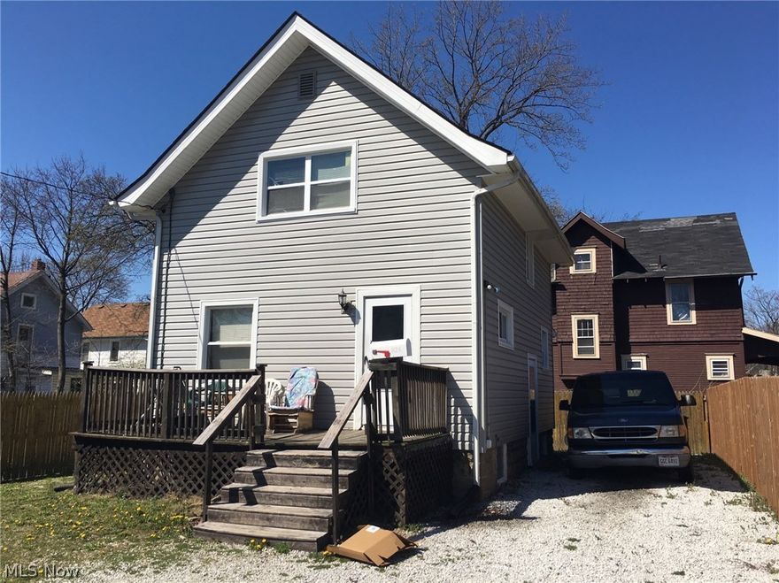 Updated and well maintained investment property, fully occupied generating $500 in gross monthly income. Furnace, roof, windows, and siding all new in 2012. Tenants would like to stay. Home is nestled behind 826 Stadelman, both homes share the driveway. Refrigerator, range, washer and dryer all stay.