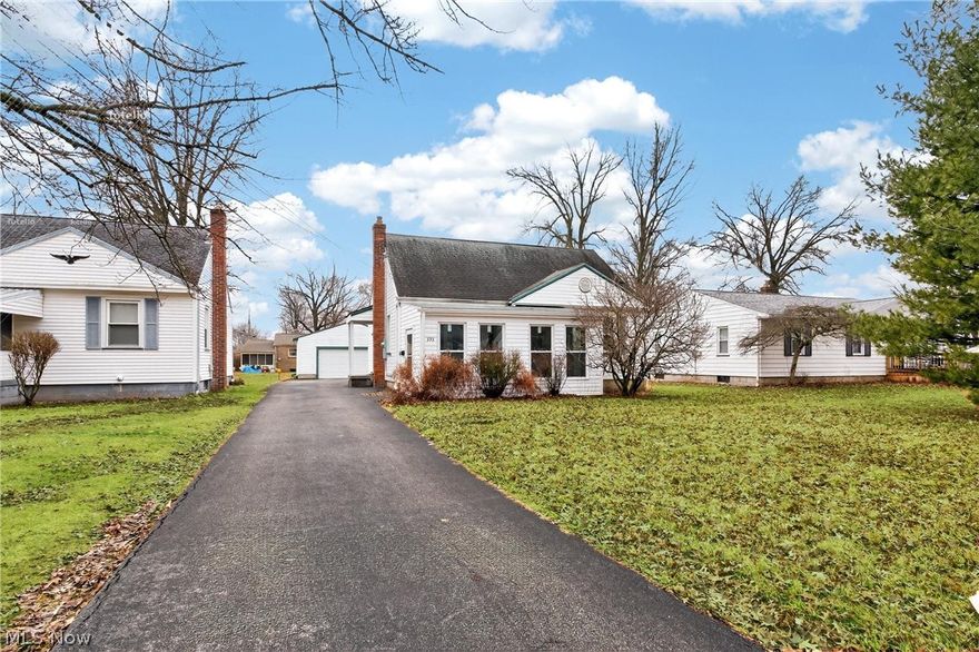 Beautifully updated Cape Cod located in the desirable Boardman School District! This move-in ready 3-bedroom, 2.5-bath home at 393 Afton Ave has been extensively renovated in 2024 with modern updates throughout. The home features all new drywall and updated electrical, along with new LVT flooring installed in 2024, creating a fresh and contemporary feel throughout.

The completely remodeled kitchen (2024) offers brand new stainless steel appliances, modern finishes, and plenty of space for cooking and entertaining. Bathrooms have also been fully updated in 2024, including a convenient full bath in the waterproofed basement.

Major mechanical updates provide peace of mind, including a new furnace (2024), central air conditioning (2024), and new windows (2024). The hot water tank was replaced in 2019. The home also includes a hardwired 50-amp generator plug for added convenience and backup power capability.

Exterior improvements include partial new siding completed in 2024 and a detached two-car garage that is approximately 10 years old. A newly updated front porch with new windows adds additional charm and could easily be converted into a comfortable three-season room.

This property is truly move-in ready—just bring your furniture and personal touches to make it your own. A perfect blend of classic Cape Cod character and modern upgrades throughout