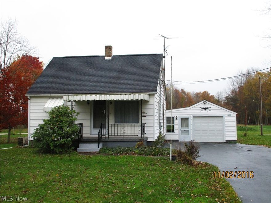 Immediate possession on this Cape Cod/ 3 bedrooms/ kitchen with appliances plus washer and dryer and freezer/ Updated bath/ enclosed porch 10x19/ updated electric box/ roof 10 years/ updated windows/ glass block windows/ home warranty.