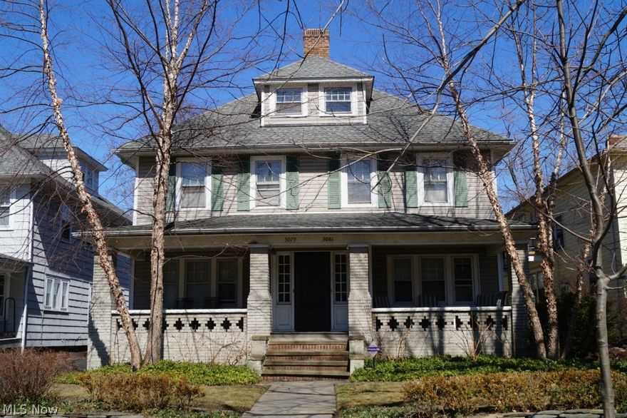 Updated, Low Maintenance Vinyl-Sided Side-by-Side Duplex Close Lee Shopping/Restaurants.  Features Updated, Eat-In Kitchens & Hardwood Floors. Living Rooms w/Fireplaces. 4 Bedrooms on Each Side Including Finished 3rd Floor Suites. Newer Boilers For Both Suites. Tear-Off Roof '01. Younger 3-Car Garage. Professionally Landscaped w/Rear Brick Patio. Fully Rented.