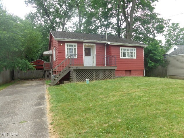 One Family Owned Ranch!! 2 Car Garage!! Front Deck!! Home Needs Updating/Remodeling But Priced To Sell!! Full Basement!! Great Investment!! Being Sold AS IS!!
